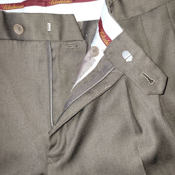 Vitaliano super 150s cloth 42S / 36W mens 2 piece matching suit jacket and pants - Picture 5 of 10